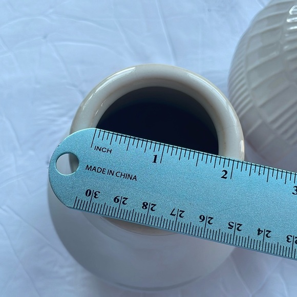 Ceramic Glossy Bud Vase Set of 2 Small - Picture 4 of 7